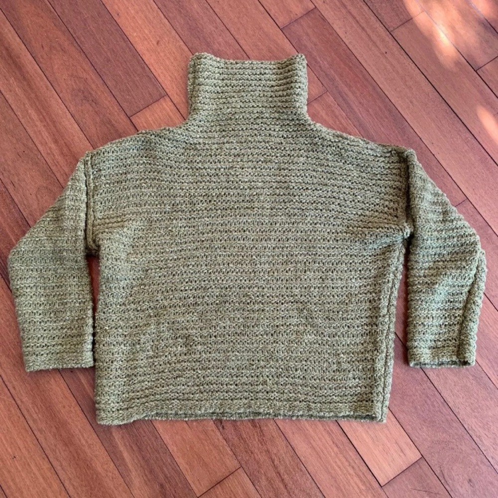 Aerie Babe Chenille Turtleneck Sweater